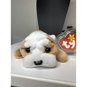 Wrinkles Born May 1, 1996 Ty Beanie Babies Puppy Dog Vintage 1996 Retired